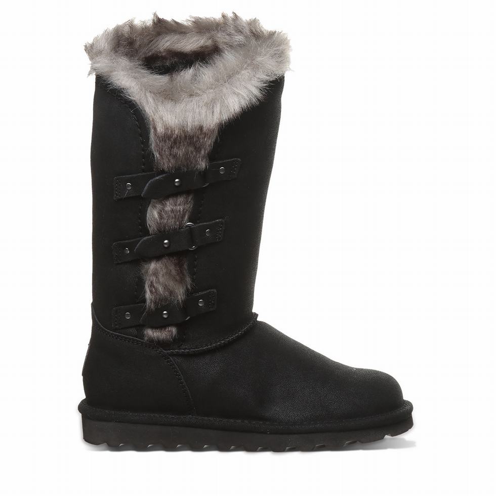 Botas Bearpaw Emery Mujer Negras | HHT2021JF