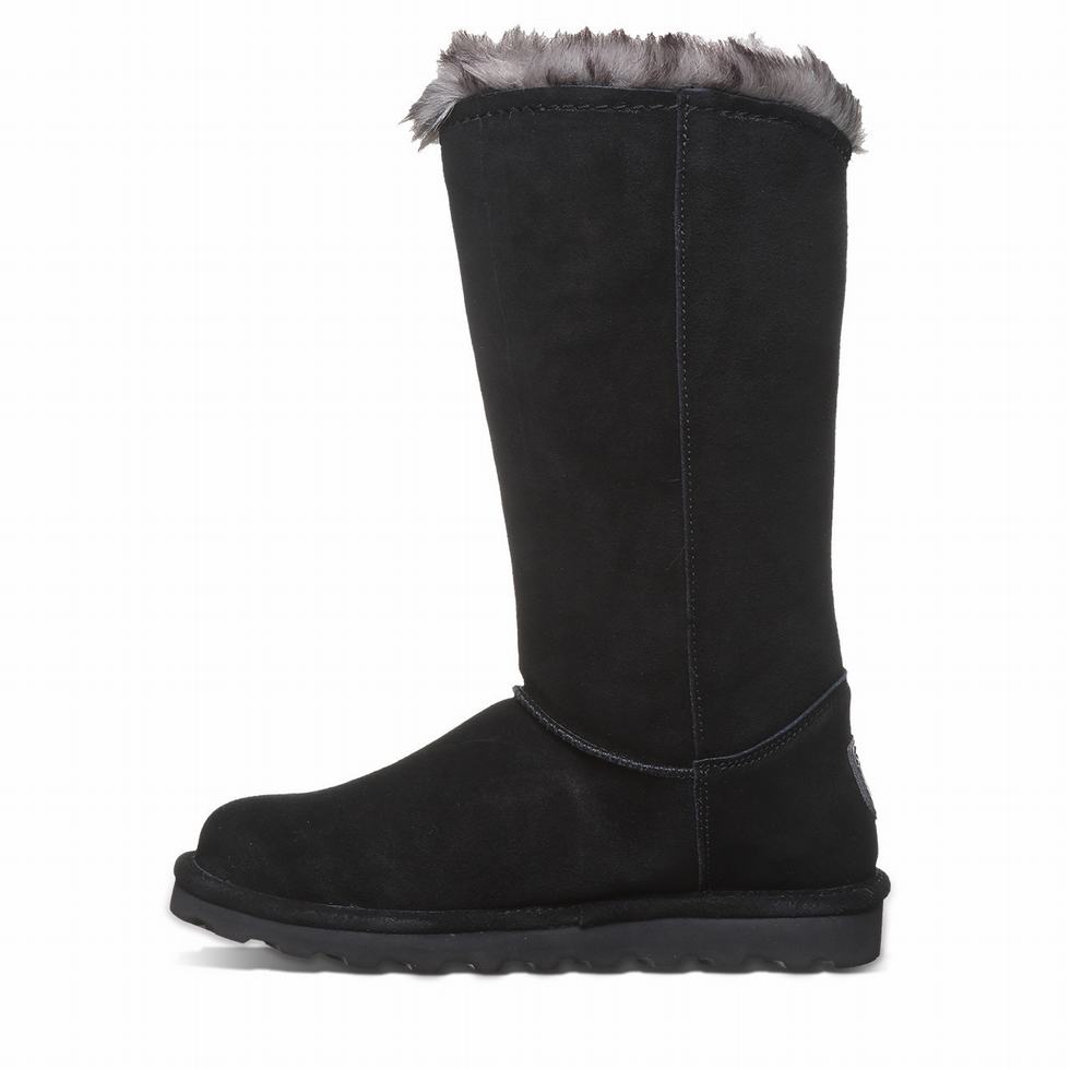 Botas Bearpaw Emery Mujer Negras | LJO6395EN