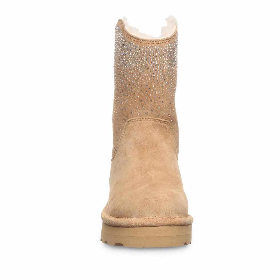 Botas Bearpaw Glam Platform Lo Mujer Marrones | DTS7394FU