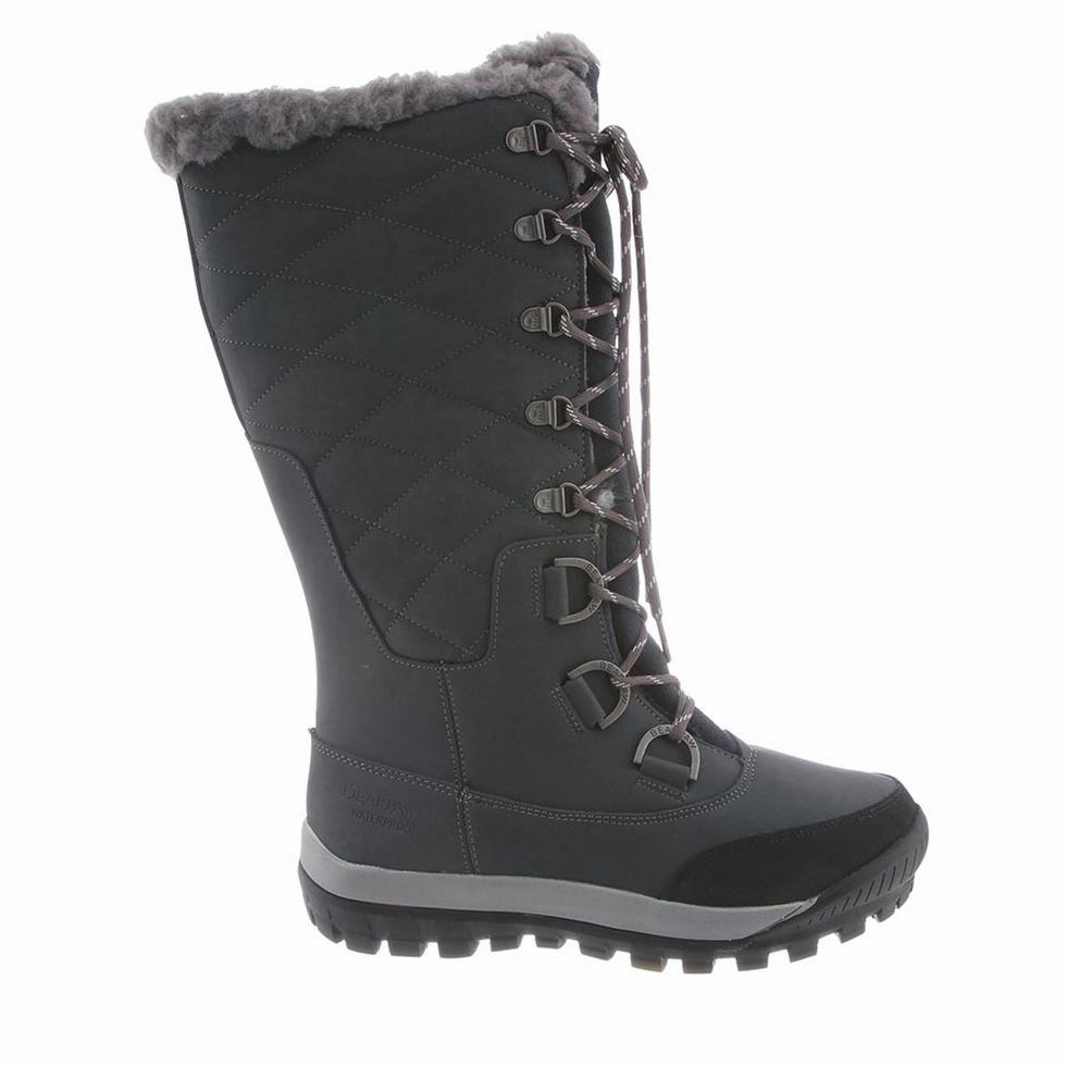 Botas Bearpaw Isabella Mujer Negras | ZQU15DG