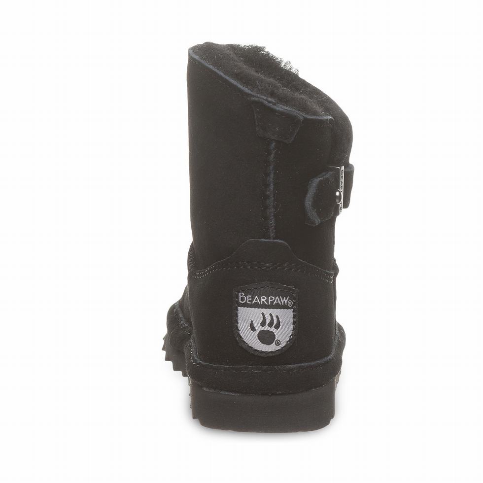 Botas Bearpaw Isabelle Toddler Niños Negras | ZPQ8066OH