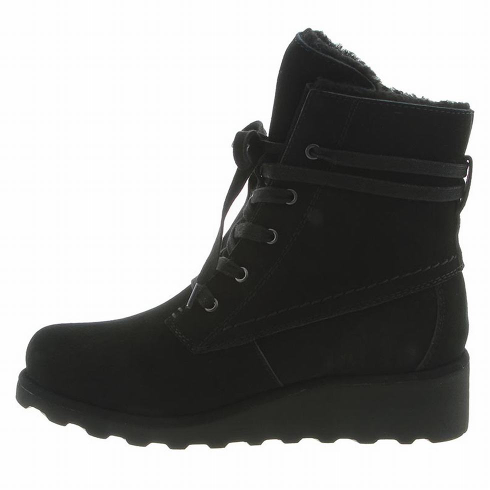 Botas Bearpaw Krista Wide Mujer Negras | TPQ9034CS