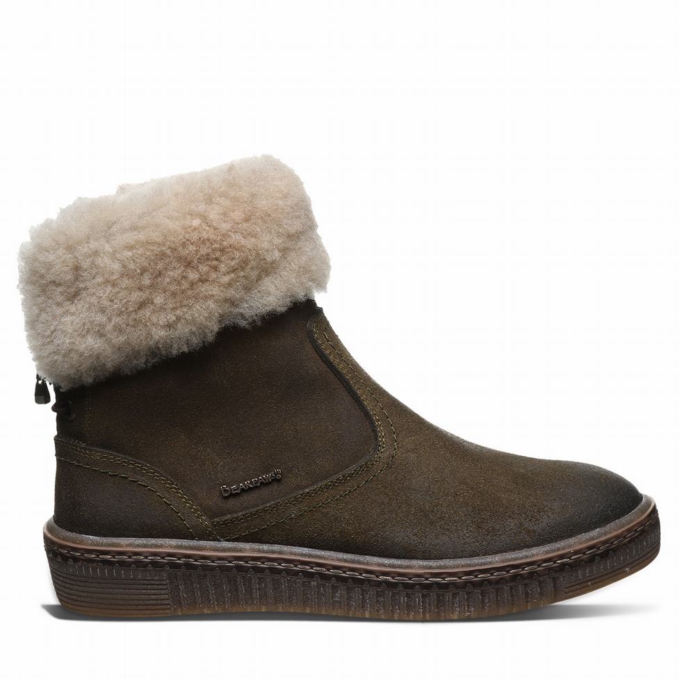 Botas Bearpaw Leticia Mujer Verde | XIC3457PE