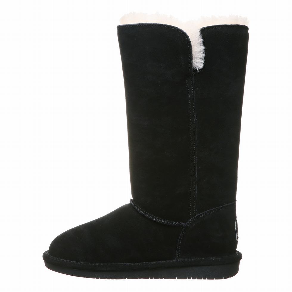 Botas Bearpaw Lori Mujer Negras | IDB5634XK