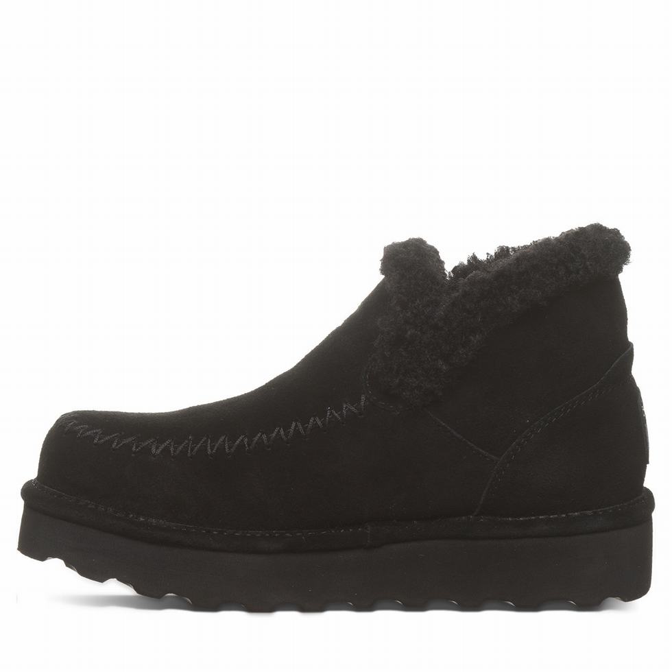 Botas Bearpaw Maeve Platform Lo Mujer Negras | LEK6886NQ