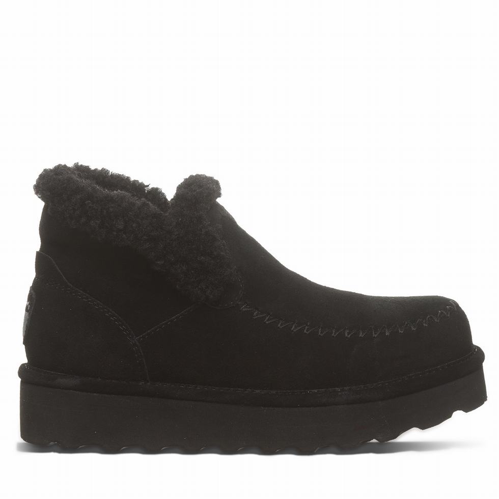 Botas Bearpaw Maeve Platform Lo Mujer Negras | LEK6886NQ