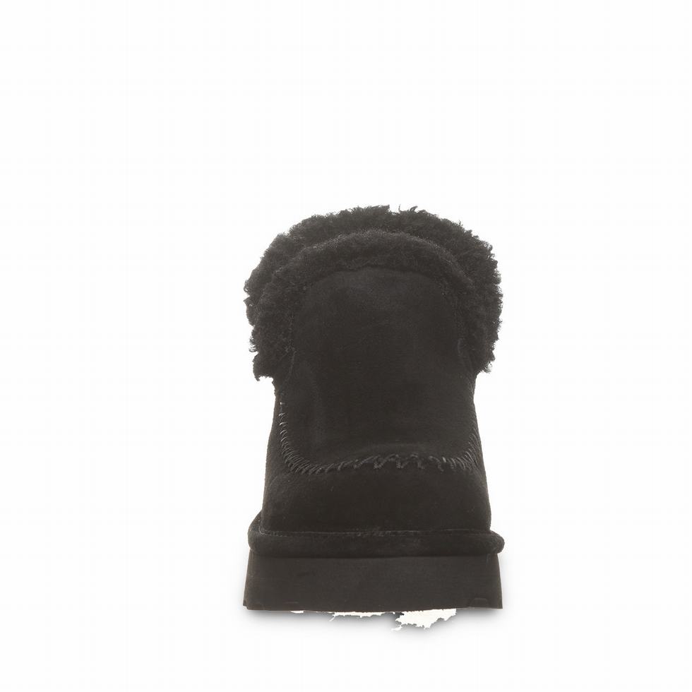 Botas Bearpaw Maeve Platform Lo Mujer Negras | LEK6886NQ