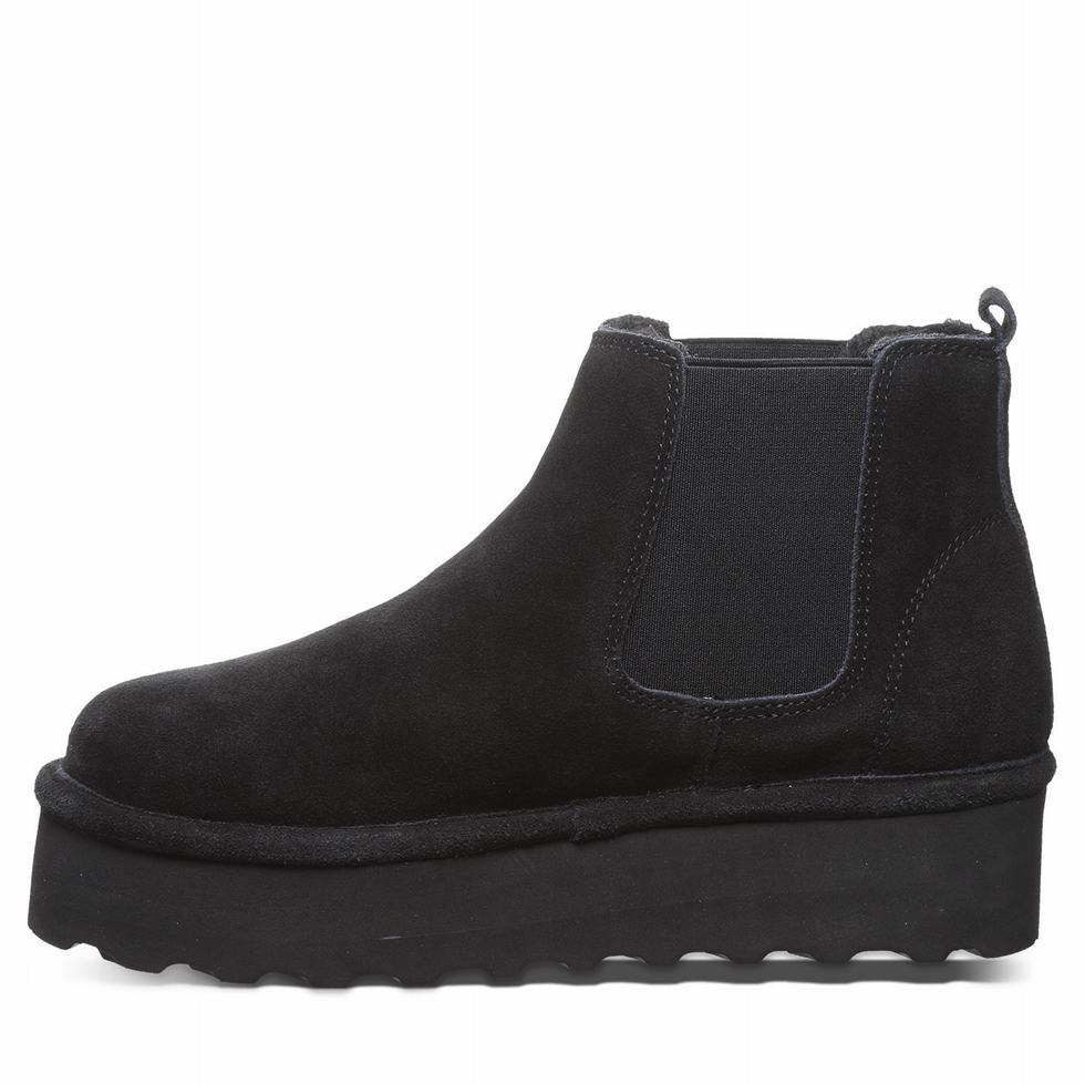 Botas Bearpaw Retro Drew Mujer Negras | OCR8640PU