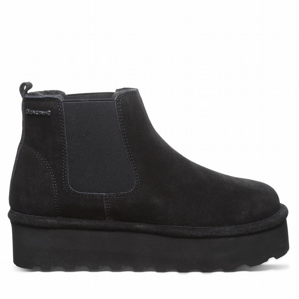 Botas Bearpaw Retro Drew Mujer Negras | OCR8640PU