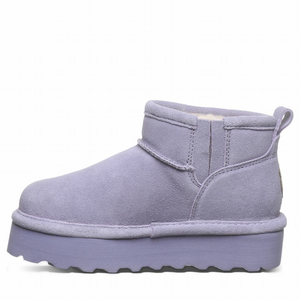 Botas Bearpaw Retro Shorty Youth Niños Moradas | IOW9721BF