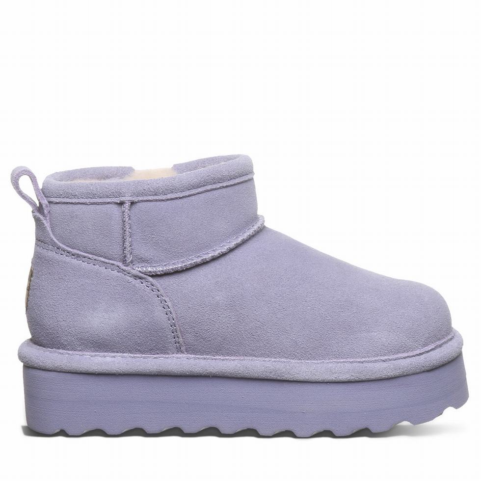 Botas Bearpaw Retro Shorty Youth Niños Moradas | IOW9721BF