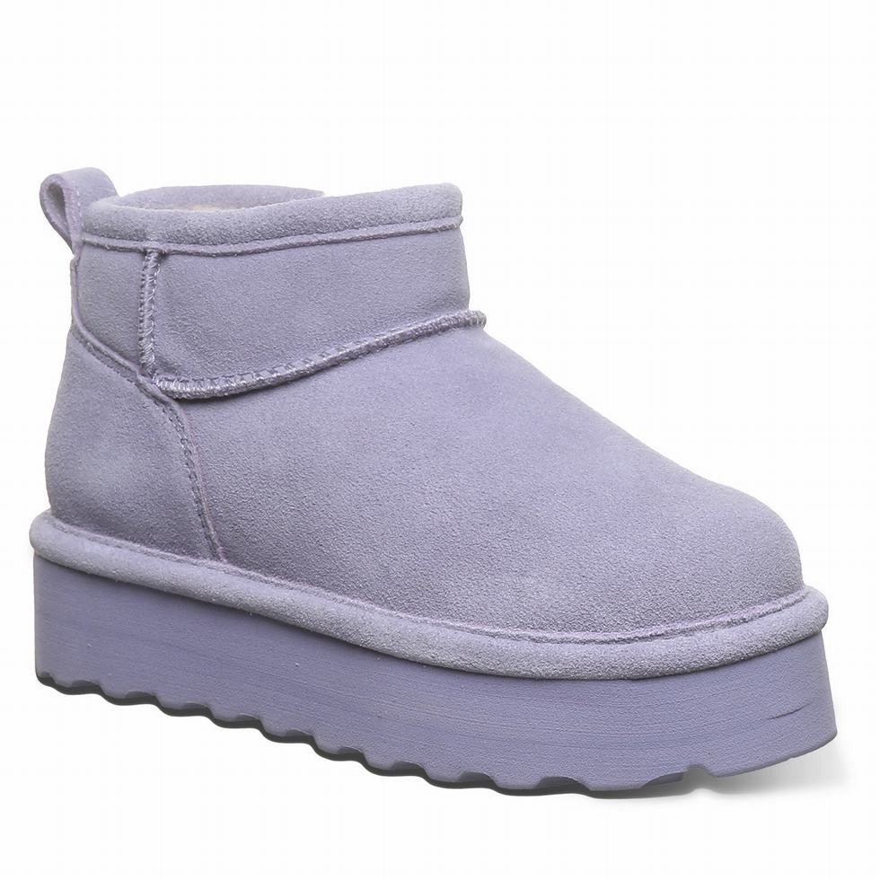 Botas Bearpaw Retro Shorty Youth Niños Moradas | IOW9721BF