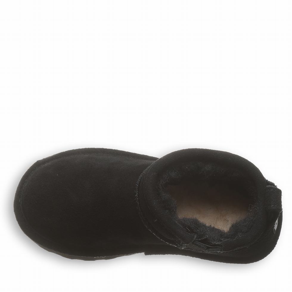 Botas Bearpaw Retro Shorty Youth Niños Negras | RFL9871OY