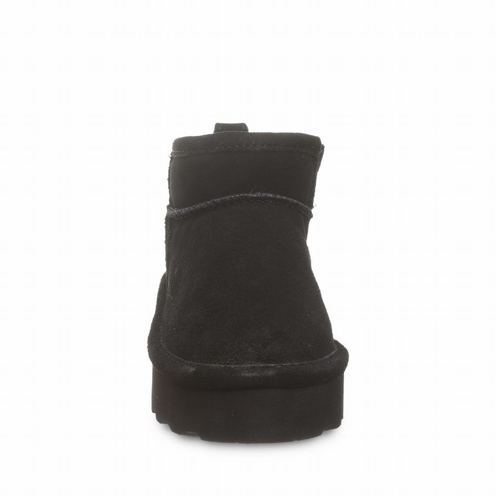 Botas Bearpaw Retro Shorty Youth Niños Negras | RFL9871OY