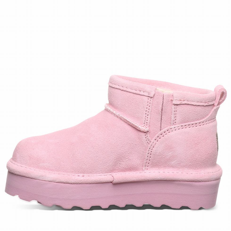 Botas Bearpaw Retro Shorty Youth Niños Rosas | LYA7432IQ