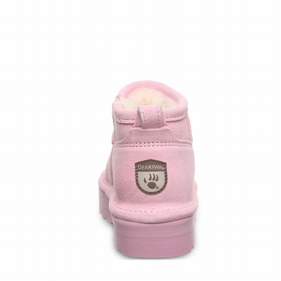 Botas Bearpaw Retro Shorty Youth Niños Rosas | LYA7432IQ