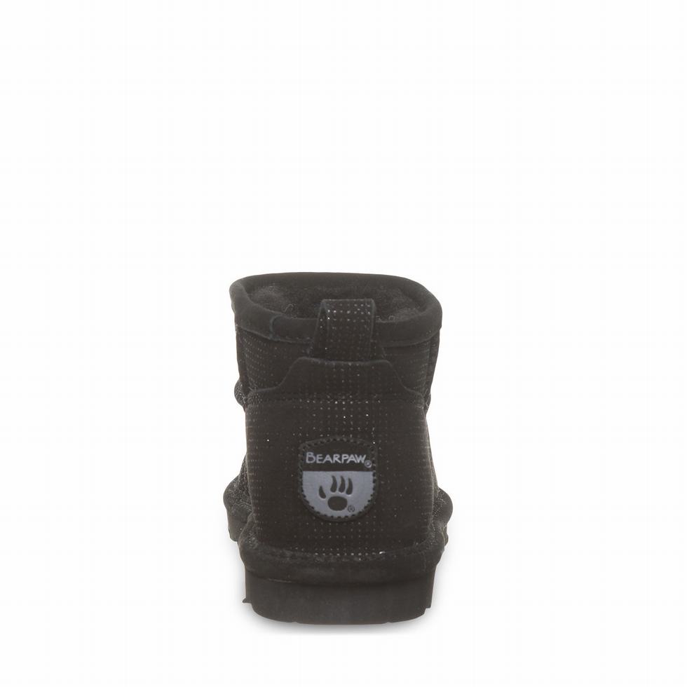 Botas Bearpaw Shorty Exotic Mujer Negras | HFE666TU