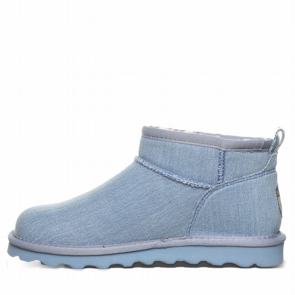 Botas Bearpaw Shorty Vegan Mujer Azules | OEL2138NN