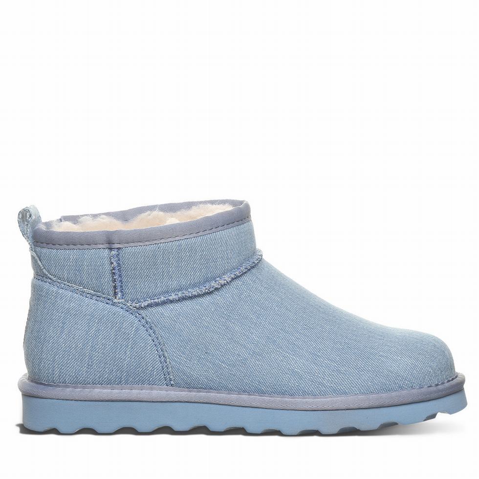 Botas Bearpaw Shorty Vegan Mujer Azules | OEL2138NN