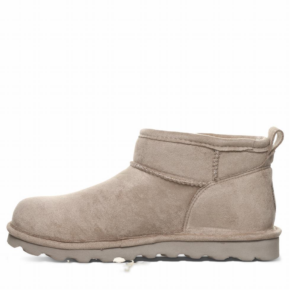 Botas Bearpaw Shorty Vegan Mujer Gris | SEN9653DS