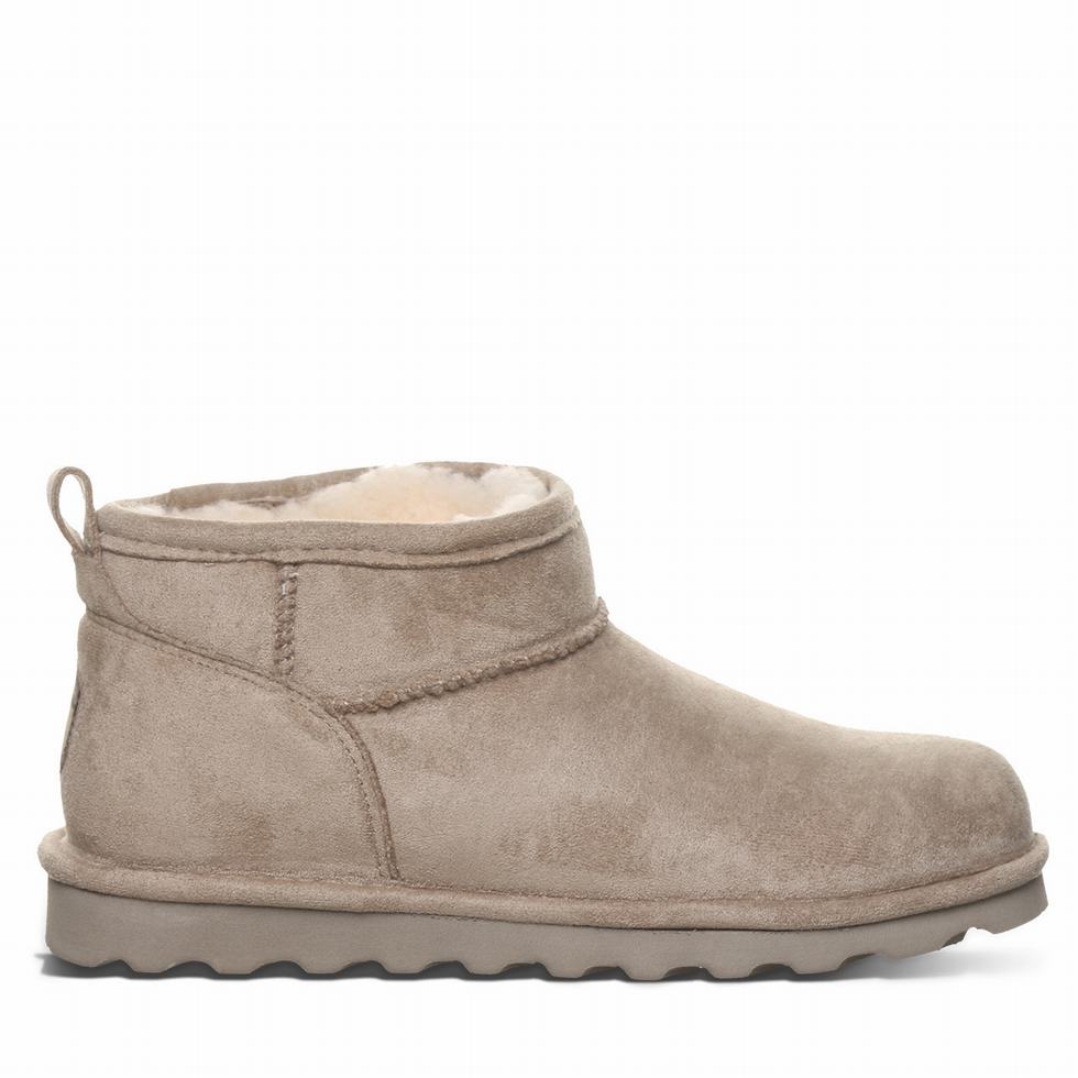 Botas Bearpaw Shorty Vegan Mujer Gris | SEN9653DS