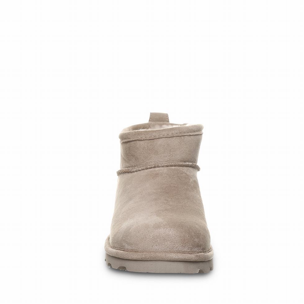 Botas Bearpaw Shorty Vegan Mujer Gris | SEN9653DS