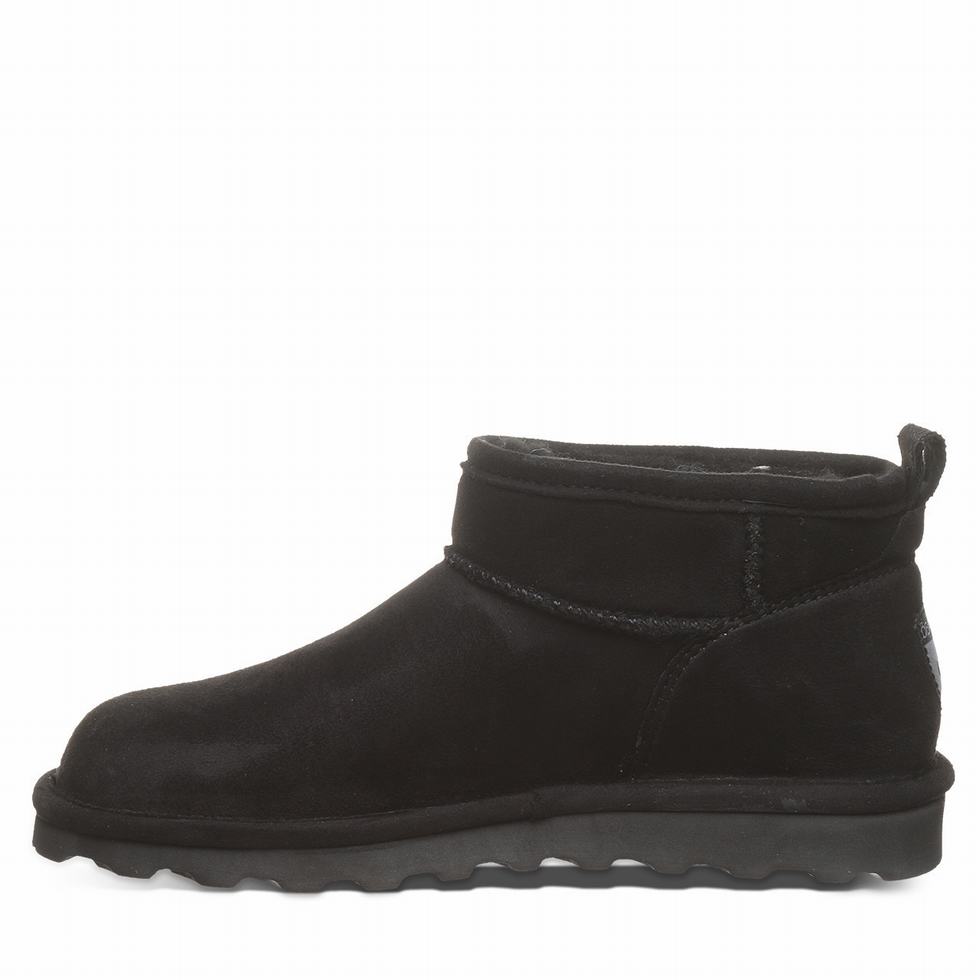 Botas Bearpaw Shorty Vegan Mujer Negras | HXD4862NC