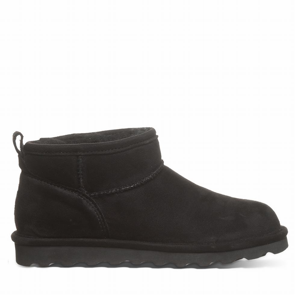 Botas Bearpaw Shorty Vegan Mujer Negras | HXD4862NC