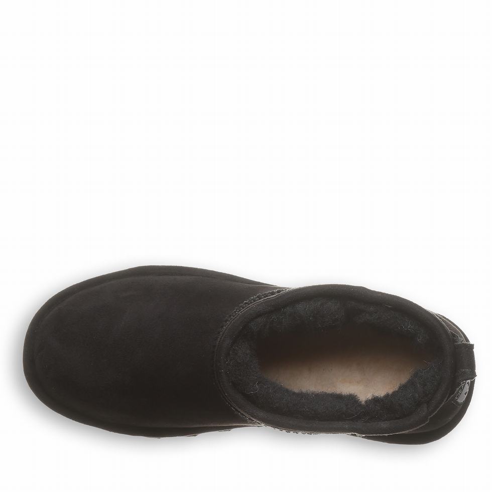 Botas Bearpaw Shorty Vegan Mujer Negras | HXD4862NC