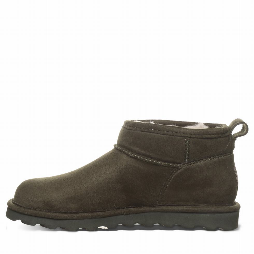 Botas Bearpaw Shorty Vegan Mujer Verde | QBP1040YN