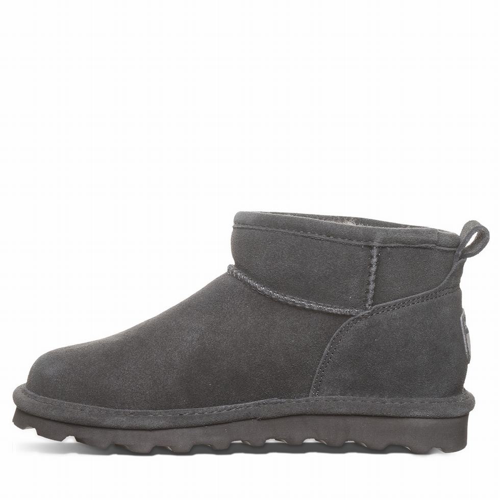 Botas Bearpaw Shorty Wide Mujer Gris | HKM5725AV