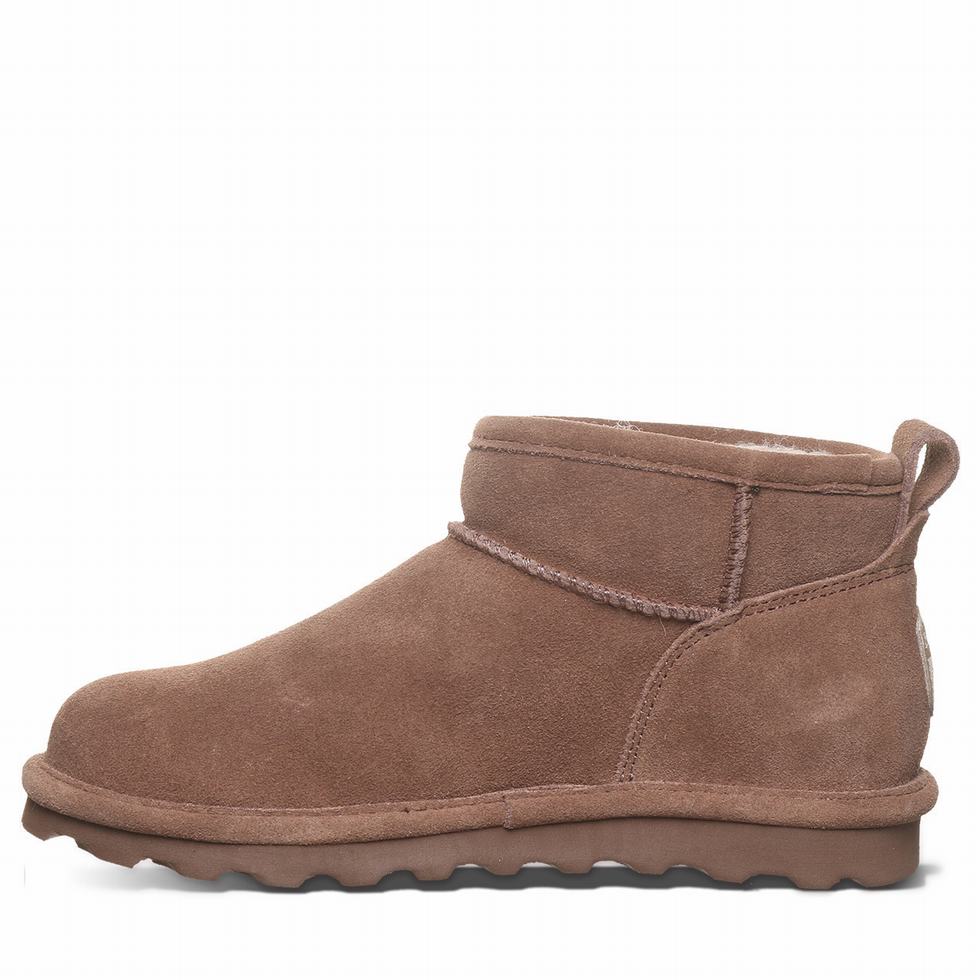 Botas Bearpaw Shorty Wide Mujer Marrones | HDQ3011ZM