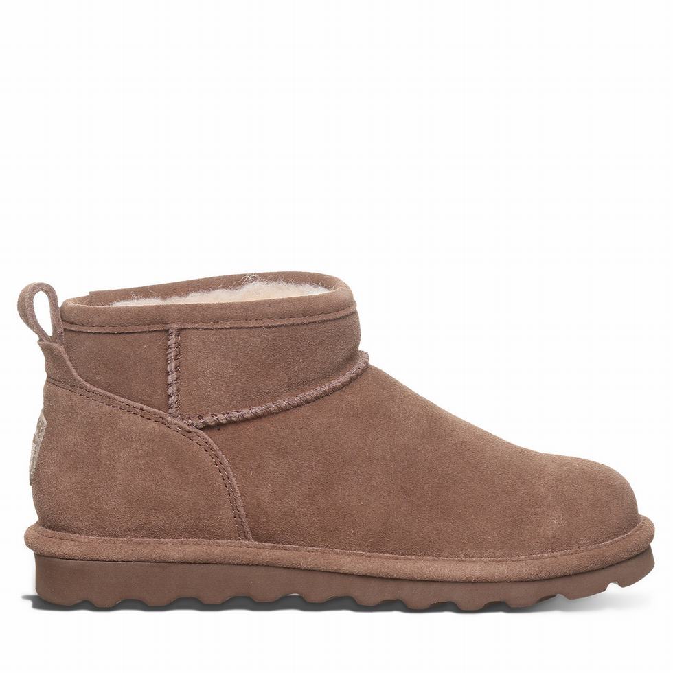 Botas Bearpaw Shorty Wide Mujer Marrones | HDQ3011ZM