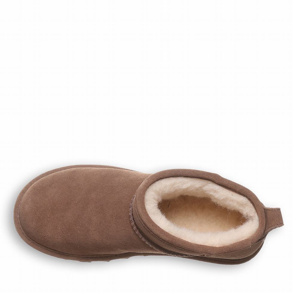 Botas Bearpaw Shorty Wide Mujer Marrones | HDQ3011ZM