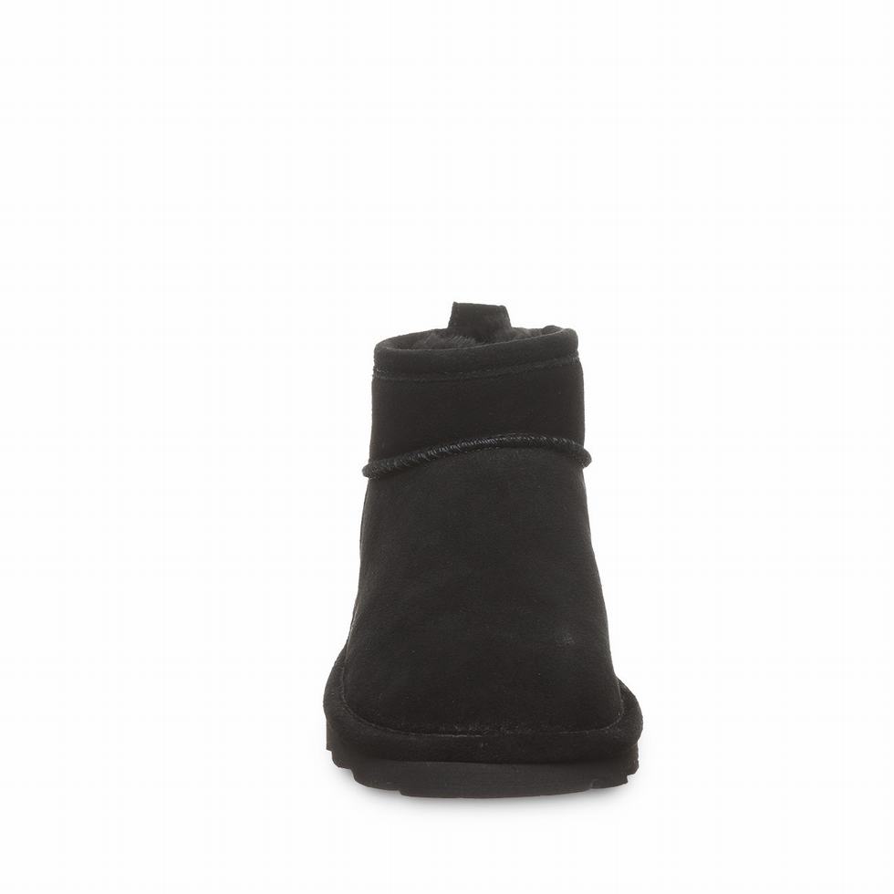 Botas Bearpaw Shorty Wide Mujer Negras | WOU9812KV