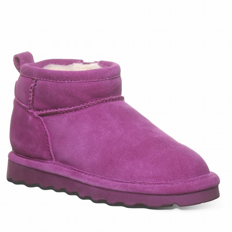 Botas Bearpaw Shorty Youth Niños Moradas | WBW3430GB