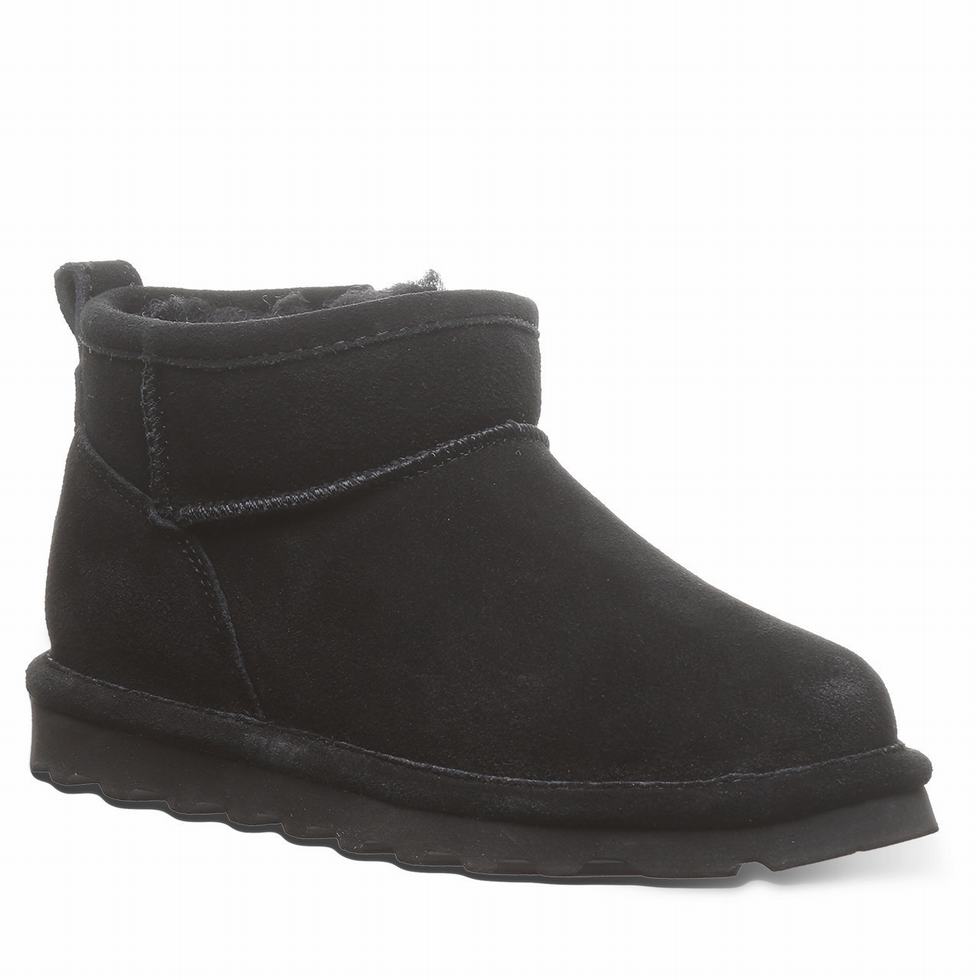 Botas Bearpaw Shorty Youth Niños Negras | GNN3690GS