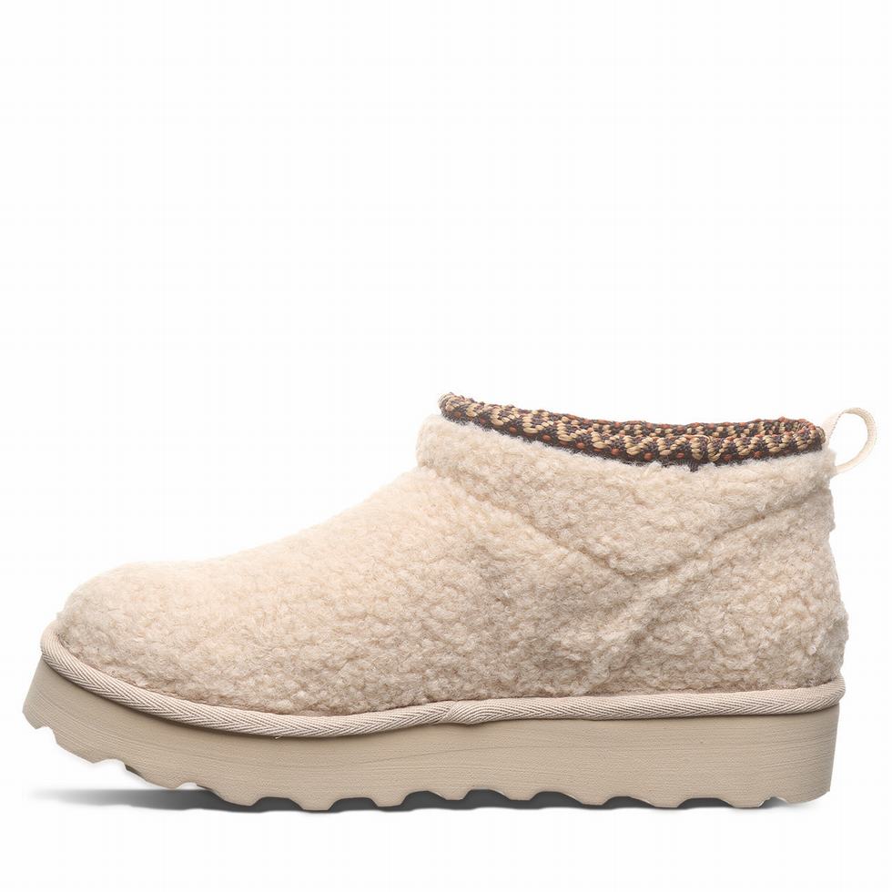 Botas Bearpaw Snuggle Daphne Deco Mujer Beige | QBE3461EN