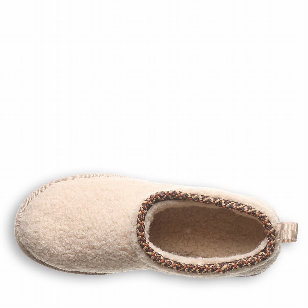 Botas Bearpaw Snuggle Daphne Deco Mujer Beige | QBE3461EN