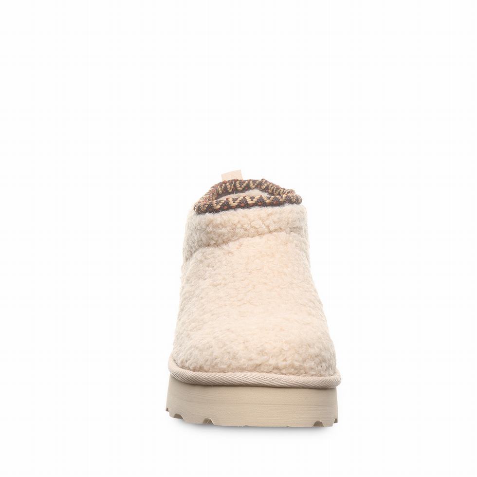 Botas Bearpaw Snuggle Daphne Deco Mujer Beige | QBE3461EN