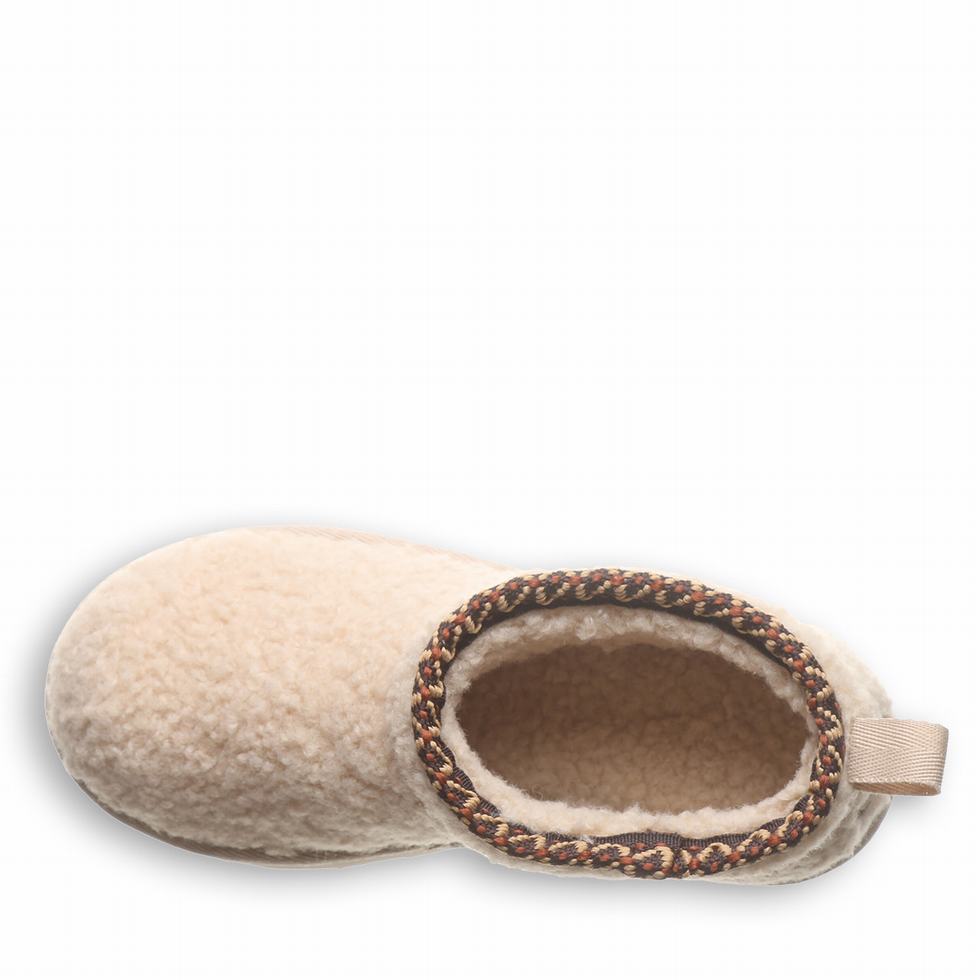 Botas Bearpaw Snuggle Daphne Deco Youth Niños Beige | BTR413ZR