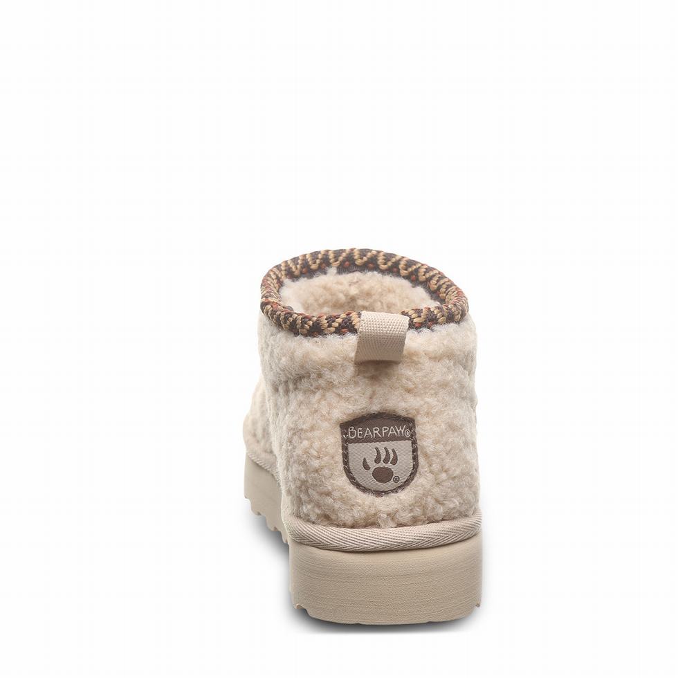 Botas Bearpaw Snuggle Daphne Deco Youth Niños Beige | BTR413ZR