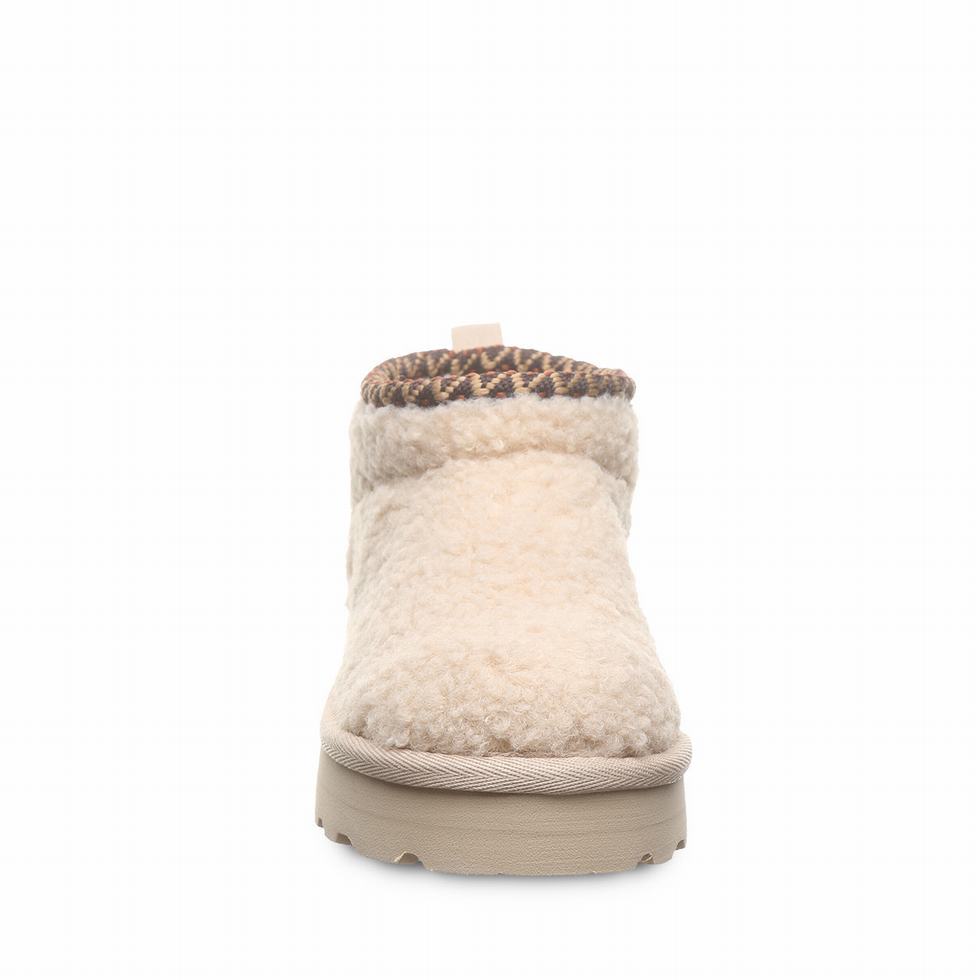 Botas Bearpaw Snuggle Daphne Deco Youth Niños Beige | BTR413ZR