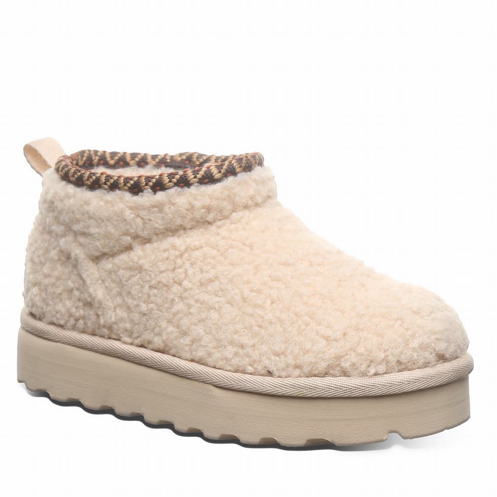 Botas Bearpaw Snuggle Daphne Deco Youth Niños Beige | BTR413ZR