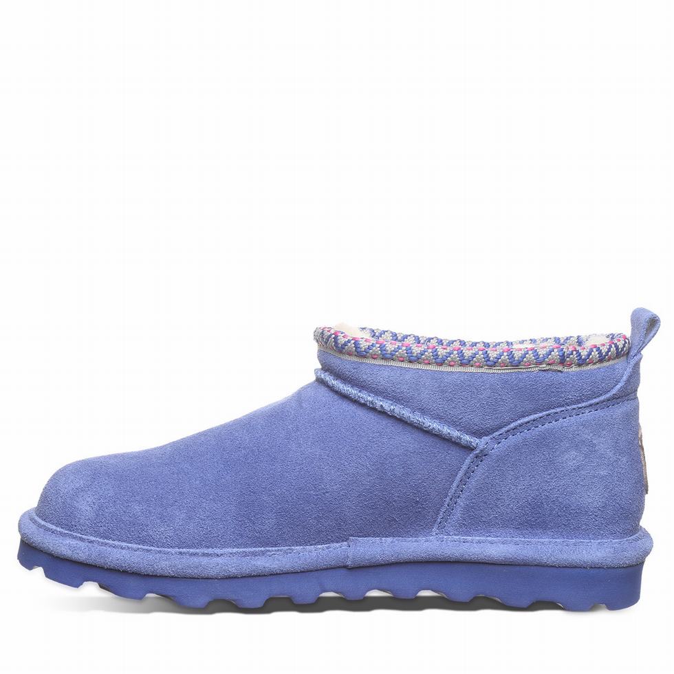 Botas Bearpaw Super Shorty Deco Mujer Azules | GBL2890XH