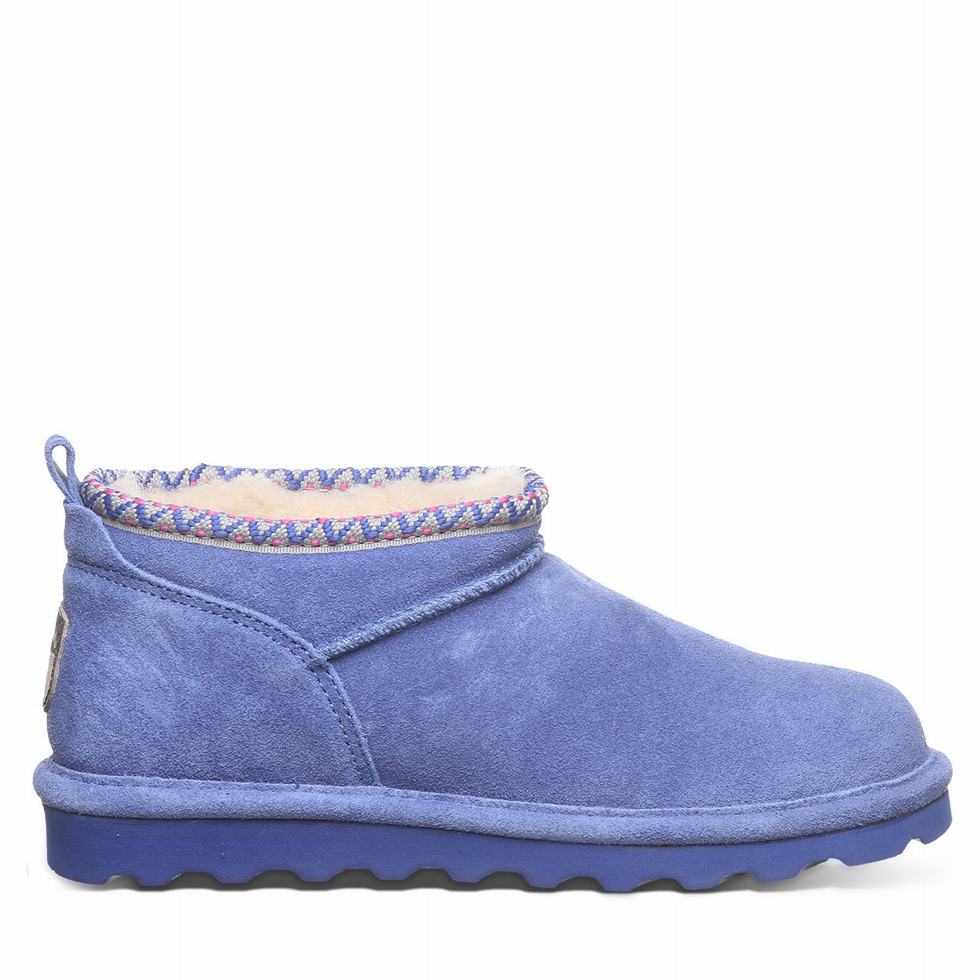 Botas Bearpaw Super Shorty Deco Mujer Azules | GBL2890XH