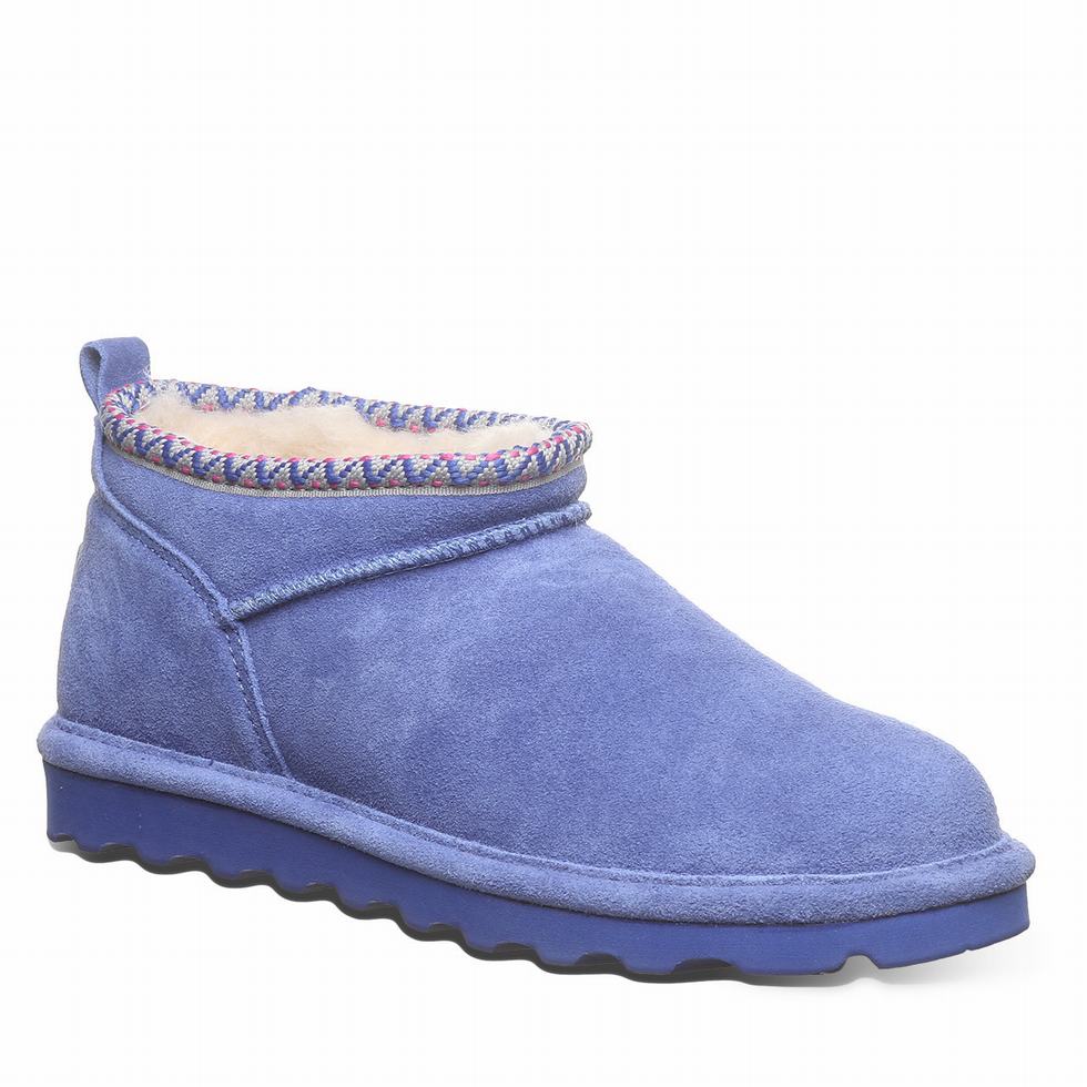 Botas Bearpaw Super Shorty Deco Mujer Azules | GBL2890XH