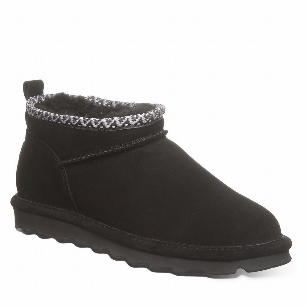 Botas Bearpaw Super Shorty Deco Mujer Negras | HGP4179OD