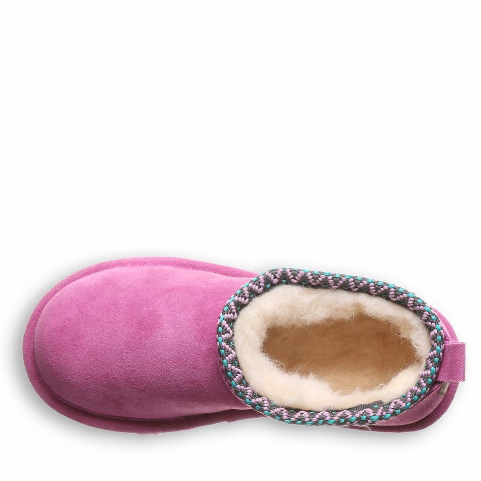 Botas Bearpaw Super Shorty Deco Youth Niños Moradas | DBH9724AK