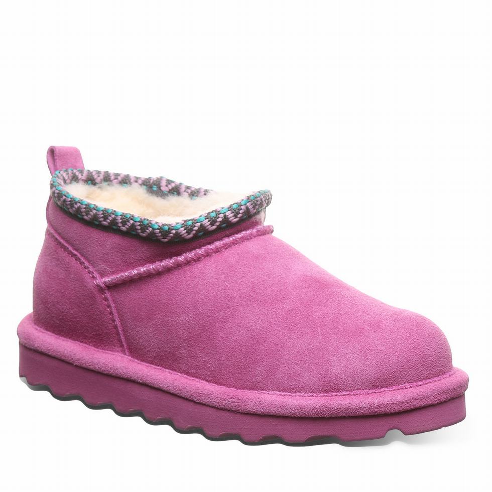 Botas Bearpaw Super Shorty Deco Youth Niños Moradas | DBH9724AK